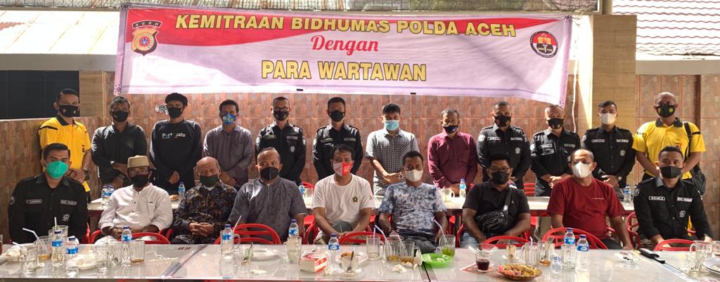 Silaturahmi Dengan Insan Pers Kabid Humas Polda Aceh Minta Media